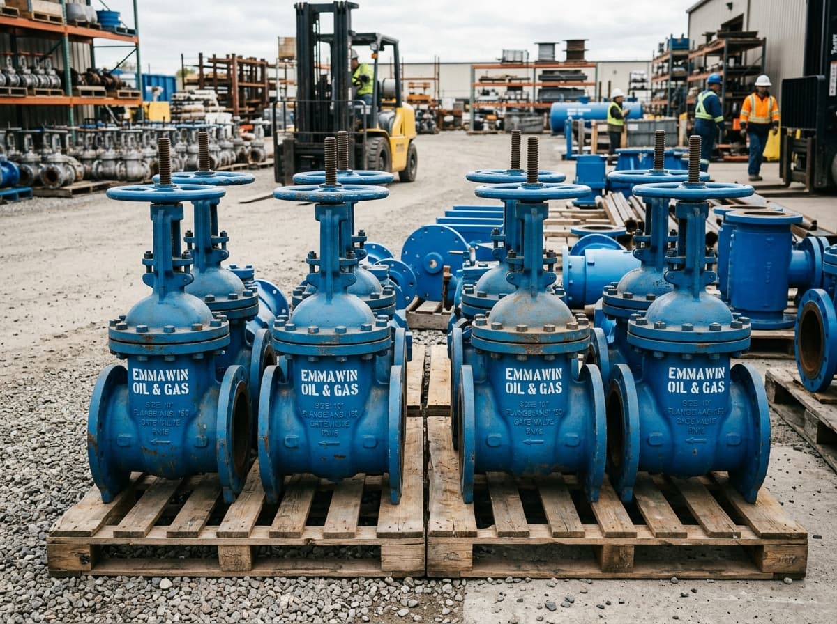 Heavy Industrial Pipeline & Steel Storage Yard